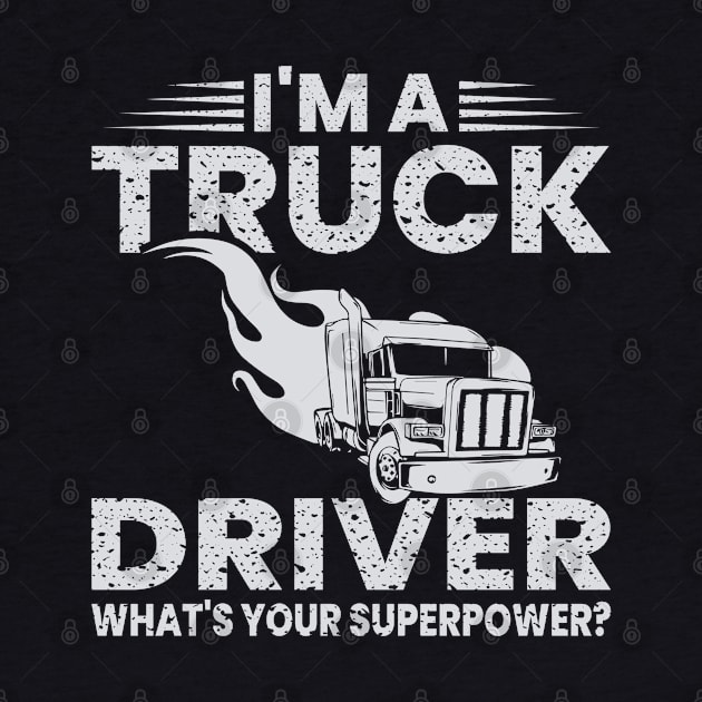 Truck Driver T-shirt by Ebazar.shop